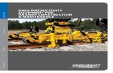 HIGH PRODUCTIVITY eqUIPmenT FOR RaIlwaY COnsTRUCTIOn ...€¦ · for professional use within the railway industry. Rosenqvist Rail is committed to develop, manufacture and market