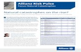 Allianz Risk Pulse · Allianz Risk Pulse – Focus: Natural Catastrophes page 1 Year Region Magnitude Energy factor Fatalities 2011 Japan (March 11) 9.0 n.a. n.a. 2010 Chile (Feb