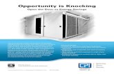 Opportunity is Knocking - Cesco.com · front door, solid rear door, top panel with two cable openings and a 34 in. H to 60 in. H. Vertical Exhaust Duct and two solid sides, black