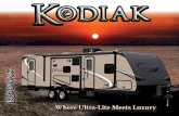 Kodiak Ultra-Lite · units light enough to be towed by most SUV’s minivans, crossovers and light trucks, we’re sure to have the model that best fits your family’s needs. But,