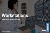 VDI End to End Strategy · Delivering Performance, Security and Scale for Healthcare Professionals Across the Care Continuum. The Lenovo Workstation Portfolio. Lenovo workstation