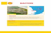 BACTON 021799 Asset Fact Sheets MARKETING...lines. These include the Leman West area, the Sean area and the Sole Pit area (Barque and Clipper). Bacton (Shell) also accepts production