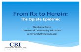 From Rx to Heroin · Heroin overdose deaths among women have tripled in the last few years. From 2010 through 2013, female heroin overdoses increased from 0.4 to 1.2 per 100,000 Impact