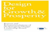Dsige n for Growth& · 2017. 2. 6. · term contribution to smart, sustain-able and inclusive growth through increased competitiveness and the pursuit of a better quality of life