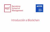 Introducción a Blockchain - ACCID | Associació …...2020/05/13  · ERP- Inter Organizacional Technology = Trust Ordenadores resolviendo un puzle ## The “Central Bank of Internet”