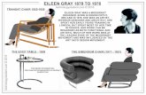 EILEEN GRAY 1878 TO 1976 - DESIGN AND TECHNOLOGY · transat chair 1925-1930 eileen gray 1878 to 1976 the e1027 table - 1929 the bibendum chair (1917 - 1921) eileen gray was a modernist
