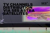 TV CHANNELS DISTRIBUTION VIA SES ASTRA SATELLITES · 2013 SES Launches its first Ultra HD demo Channel 2015 world’s first global Ultra HD channel launched on SES satellites 2016