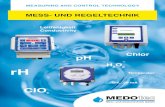 MEDOtec BroschuereMessUndRegeltechnik 160419 · e.g. cooling water treatment, dosing of cooling lubricants, batch dosing incl. ﬂ ow monitoring, swimming pool systems Kühlturm-Regler