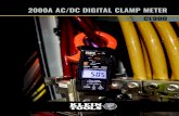 2000A AC/DC DIGITAL CLAMP METER - Klein Tools...meter that measures AC/DC current ia the clamp and measures AC/DC oltage resistance continuity, frequency, duty-cycle capacitance and