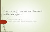 Secondary Trauma and burnout in the workplace · © Beth Hudnall Stamm, 2009. Secondary Trauma and burnout in the workplace Dmitry Vulfovich, LMFT Santa Clara County Employee Assistance