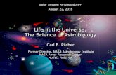 Life in the Universe: The Science of Astrobiology · 1. Diversity of life on modern Earth 2. The co-evolution of life and our planet 3. Diversity of Solar System environments 4. Planetary
