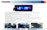 New Touch Screen Display - L-Tron Direct New Touch Screen Display Havis Dash Mounted Touch Screen Display