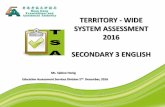 TERRITORY - WIDE SYSTEM ASSESSMENT 2016 SECONDARY 3 … S3... · 2016 Listening ... teachers would not be able to answer questions about their displays. 26 Conclusions - Listening