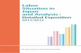 JILPT Labor Situation in Japan and Analysis · Labor Situation in Japan and Analysis: Detailed Exposition 2011/2012 The Japan Institute for Labour Policy and Training