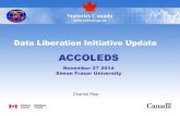 ACCOLEDS - Carleton University...Bi-Annual Report As presented at the EAC spring meeting is available on the EFT and will be made in an accessible format on the DLI website. DLI UPDATE