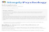 Schizophrenia Revision Notes | Simply Psychology · Schizophrenia is a multi-factorial trait as it is the result of multiple genes and environmental factors. This suggests that the