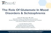 The Role Of Glutamate In Mood Disorders & Schizophrenia · Hypothesis Of Depression • The monoaminergic hypothesis of depression posits that the pathophysiologic cause for the disease