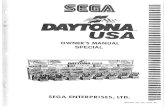 Daytona USA - Arcade - Manual - gamesdatabase€¦ · Title: Daytona USA - Arcade - Manual - gamesdatabase.org Author: gamesdatabase.org Subject: Arcade game manual Keywords: MAME