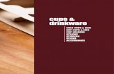 cups & drinkware - Bidfood · COLD CUPS & LIDS HOT CUPS & LIDS CUP HOLDERS STRAWS STIRRERS STICKS ACCESSORIES cups & drinkware. Plastic Portion Control Cups & Lids Multi-functional