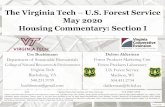 The Virginia Tech– USDA Forest Service Housing Commentary: … · 2020. 7. 30. · From January 1959 to May 2007, the long-term ratio of new SF starts to the total US non-institutionalized