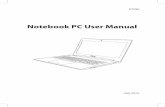 Notebook PC User Manual - Asusdlcdnet.asus.com/pub/ASUS/nb/K46CA/E7596_eManual_K... · 10/17/2012  · Notebook PC User Manual 9 Transportation Precautions To prepare the Notebook