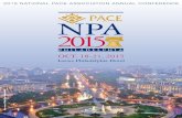 OCT. 18-21, 2015 Annual...2 The ConferenCe P hiladelphia will host the 2015 National PACE Association (NPA) Annual Conference this fall. The conference will be held at the Loews Philadelphia