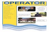 OPER W -I -O- OATOR O straliawioa.org.au/documents/operator/OperatorNov08.pdf · Certificate IV. – Mark McConnon Diploma in Water Industry Operations. – Dirk Pieter Jol PAGE 3