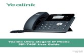 Copyright...v About This Guide Thank you for choosing the SIP-T40P IP phone, exquisitely designed to provide business telephony features, such as Call Hold, Call Transfer, Busy Lamp