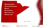 Manitoba Transfusion Best Practice Resource Manual...MTBPRM 2019 Manitoba Transfusion Best Practice Resource Manual 2019 Section 3 Blood Product Monographs 160-65-01 Red Blood Cells