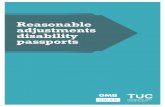 Reasonable adjustments disability passports · workplace, society and the economy by disabled workers. There is nothing new about the concept of reasonable adjustments. But what is