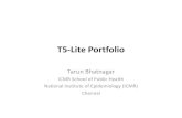 T5-Lite Portfoliosphweb.bumc.bu.edu/otlt/t52009/T5-Lite Portfolio_tarun.pdf · Using my teaching portfolio • Collection of evidences towards my teaching activities. • Insight