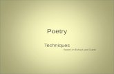 Poetry - sites.google.com€¦ · Poetic Nouns • Nouns: The words we use to name things. They name a person, place, thing, an event, a feeling or an idea. • Poetic nouns: Give