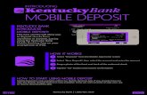 INTRODUCING MOBILE DEPOSIT...INTRODUCING MOBILE DEPOSIT Select "Deposits" from the Mobile App home screen Mobile Deposit is only available within our Mobile Banking App. If you already