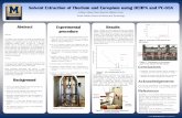 Solvent Extraction of Thorium and Europium using DEHPA and ...met.sdsmt.edu/reu/2015/posters/4_Final_Poster.pdf · 36x48 Horizontal Poster Author: Ethan Shulda Created Date: 9/26/2017
