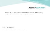 Your Travel Insurance Policy · Gadget cover (Optional) 4 Policy Policy Policy Policy Section Cover Up to excess Up to excess Up to excess Up to excess 1 Cancellation and curtailment
