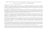 DECLARATION OF COVENANTS AND RESTRICTIONS · 2018. 7. 5. · - 1 - DECLARATION OF COVENANTS AND RESTRICTIONS TELLICO VILLAGE, TENNESSEE KNOW ALL MEN BY THESE PRESENTS: WHEREAS, Cooper