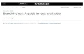 Branching out: A guide to local craft cider - The …distillerylaneciderworks.com/wp/wp-content/uploads/2015/...A fight of four varieties of cider is offered every weekend in Corcoran's