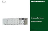 Information for the Machine Tool Builder€¦ · Machine Tool Builder. 2 HEIDENHAIN inverter systems System tests Controls, inverters, motors and encoders from HEIDENHAIN are usually