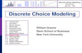 Discrete Choice Modeling - pages.stern.nyu.edupages.stern.nyu.edu/~wgreene/DiscreteChoice/2014/... · [Part 8] 3/26 Discrete Choice Modeling Nested Logit Correlation Structure for