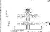 AIR COMMAND STAFF COLLEGE · following credit line: "Reprinted by permission of the Air Command and Staff College." t -- All reproduced copies must contain the name(s) of the report's
