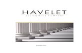 Claimant Brochure Dec 18 - Havelet Assignment · Havelet is an independently owned assignment company that provides periodic payment solutions to claimants who wish to structure receipt