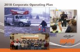2018 Corporate Operating Plan · 2018. 2. 20. · OPERATIONAL EXCELLENCE . We drive operational excellence by focusing on safety, reliability, cost, environmental stewardship and