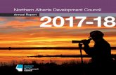 Northern Alberta Development Council Annual eport 2017-18 · (2016). NADC Area Profile: An Economic Description of the Region. Alberta: Northern Alberta Development Council. 6 Key