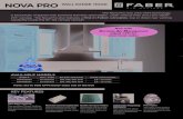 PRO DEPTH TRADITIONAL CANOPY HOOD. - Faber · 2020. 2. 6. · KEY FEATURES NOVA PRO WALL RANGE HOOD PRO DEPTH TRADITIONAL CANOPY HOOD. The Nova Pro now with VAM technology is beautifully