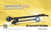 SwaggerPro um 070517 EN · 2017. 7. 5. · Consult this manual before you attempt to use your Swagger Pro. If you have questions not answered by this manual, contact SWAGTRON customer