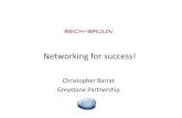Networking for success! - bechbruun.com/media/Files/Videncenter/Kursusmateri… · Networking for success! Christopher Barrat Greystone Partnership. Christopher Barrat Greystone Partnership.