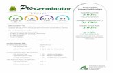 Total Nitrogen (N) 9.00%...Pro-Germinator® is used primarily for the application of phosphorus, but is partnered with nitrogen, potassium, and micronutrients for maximum performance.