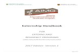 Externship Handbook...2017/04/12  · Externship begins with a two -week in-class Orientation in Calgary. All Externs are expected to have a fundamental knowledge of medicine, clinical