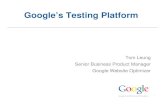 Google’s Testing Platform · Bad Landing Pages: Where Good Leads Go to Die Landing Closing Pages Ad Creatives Pages 5 0-3 seconds; 3% of pixels, no commitment 0-20 seconds, 100%