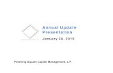 Annual Update Presentation - valuewalkpremium.com€¦ · This presentation contains information and analyses relating to all of the publicly disclosed positions over 50 basis points